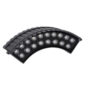 TREELIGHT-JINA 90694 Κυρτή Μπάρα Φωτισμού Wall Washer με Αντιθαμβωτική Γρίλια Ειδική για Φυτά – Δέντρα LED 18W 1710lm 10° DC 24V Αδιάβροχο IP67 L29 x W11 x H10.5cm Φυσικό Λευκό 4500K – Γκρι Ανθρακί – 3 Years Warranty