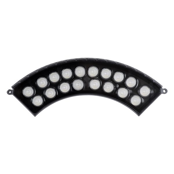 TREELIGHT-JINA 90695 Κυρτή Μπάρα Φωτισμού Wall Washer με Αντιθαμβωτική Γρίλια Ειδική για Φυτά - Δέντρα LED 18W 1530lm 10° DC 24V Αδιάβροχο IP67 L29 x W11 x H10.5cm RGBW DMX512 - Γκρι Ανθρακί - 3 Years Warranty - Image 3