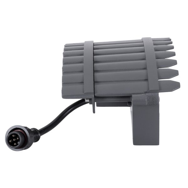 TREELIGHT-JINA 90695 Κυρτή Μπάρα Φωτισμού Wall Washer με Αντιθαμβωτική Γρίλια Ειδική για Φυτά - Δέντρα LED 18W 1530lm 10° DC 24V Αδιάβροχο IP67 L29 x W11 x H10.5cm RGBW DMX512 - Γκρι Ανθρακί - 3 Years Warranty - Image 4
