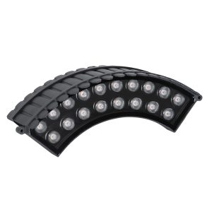 TREELIGHT-JINA 90698 Κυρτή Μπάρα Φωτισμού Wall Washer με Αντιθαμβωτική Γρίλια Ειδική για Φυτά – Δέντρα LED 18W 1530lm 10° DC 24V Αδιάβροχο IP67 Μ29 x Π11 x Υ10.5cm Αρχιτεκτονικό Πορτοκαλί 2200K – Γκρι Ανθρακί – 3 Χρόνια Εγγύηση