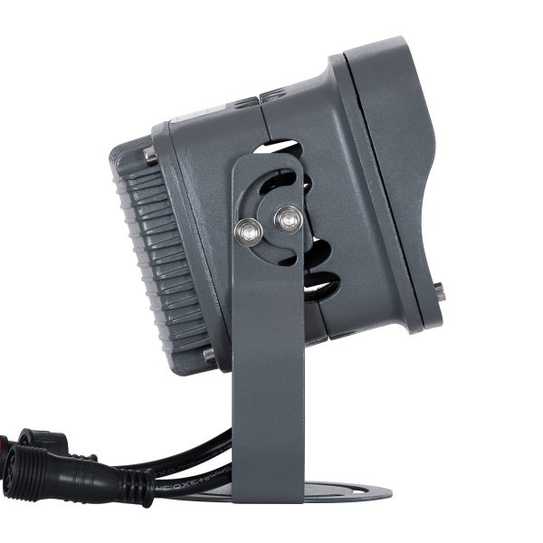 FLOOD-XENA 90699 Προβολέας Σποτ Wall Washer με Αντιθαμβωτική Γρίλια LED 24W 2040lm 10° DC 24V Αδιάβροχο IP65 RGBW DMX512 Dimmable - Γκρι Ανθρακί - Μ13 x Π11 x Υ15cm - 3 Χρόνια Εγγύηση - Image 4