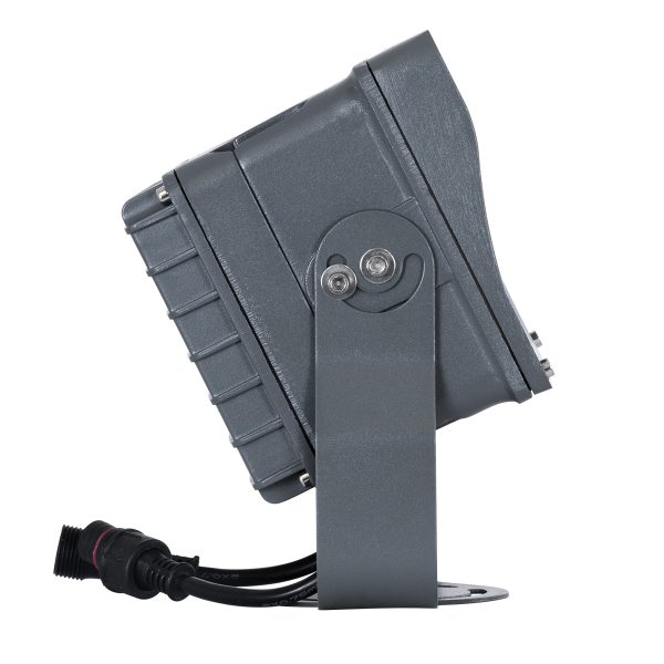 FLOOD-XENA 90700 Προβολέας Σποτ Wall Washer με Αντιθαμβωτική Γρίλια LED 48W 4080lm 10° DC 24V Αδιάβροχο IP65 RGBW DMX512 Dimmable - Γκρι Ανθρακί - Μ17.5 x Π12.5 x Υ18cm - 3 Χρόνια Εγγύηση - Image 4