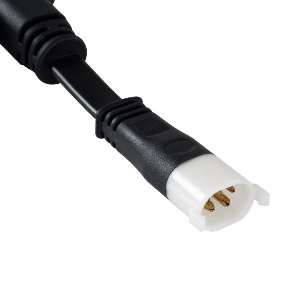 90709 Ταχυσύνδεσμος Τροφοδοσίας T για Wall Washer Tuber - 2 Καλώδια +/- σε Power Connector 5 PIN Male & Power Connector 5 PIN Female για Πολύχρωμα RGB+RGBW Tuber - Image 2