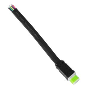 90710 Ταχυσύνδεσμος Τροφοδοσίας για Wall Washer Tuber IP65 – 5 Καλώδια +/- σε Power Connector 5 PIN Male για Πολύχρωμα RGB+RGBW