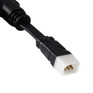 90711 Ταχυσύνδεσμος Τροφοδοσίας T για Wall Washer Tuber – 2 Καλώδια +/- σε Power Connector 5 PIN Male & Power Connector 5 PIN Female για Πολύχρωμα RGB+RGBW Tuber