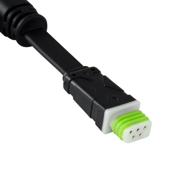 90711 Ταχυσύνδεσμος Τροφοδοσίας T για Wall Washer Tuber - 2 Καλώδια +/- σε Power Connector 5 PIN Male & Power Connector 5 PIN Female για Πολύχρωμα RGB+RGBW Tuber - Image 3