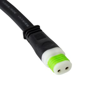 90713 Ταχυσύνδεσμος Τροφοδοσίας για Wall Washer IP65 – 2 Καλώδια +/- σε Power Connector 2 PIN Male για Μονόχρωμα Wall Washer