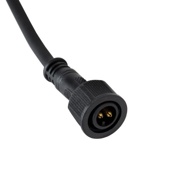90715 Ταχυσύνδεσμος Τροφοδοσίας για Wall Washer IP65 - 2 Καλώδια +/- σε Power Connector 2 PIN Male για Μονόχρωμα Wall Washer - Image 2