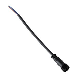 90716 Ταχυσύνδεσμος Τροφοδοσίας για Wall Washer IP65 – 2 Καλώδια +/- σε Power Connector 2 PIN Female για Μονόχρωμα Wall Washer