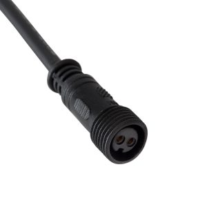 90716 Ταχυσύνδεσμος Τροφοδοσίας για Wall Washer IP65 – 2 Καλώδια +/- σε Power Connector 2 PIN Female για Μονόχρωμα Wall Washer