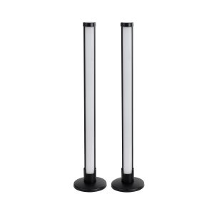 DIGICOLUMN 90760 Επιτραπέζιο Φωτιστικό Πορτατίφ LED 16W 1280lm 180° DC 5V IP20 RGB Dimmable Μαύρο Πλαστικό – Μ3 x Π3 x Υ45cm – ΣΕΤ 2 Τεμαχίων – 2 Χρόνια Εγγύηση