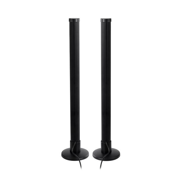 DIGICOLUMN 90760 Επιτραπέζιο Φωτιστικό Πορτατίφ LED 16W 1280lm 180° DC 5V IP20 RGB Dimmable Μαύρο Πλαστικό - Μ3 x Π3 x Υ45cm - ΣΕΤ 2 Τεμαχίων - 2 Χρόνια Εγγύηση - Image 3