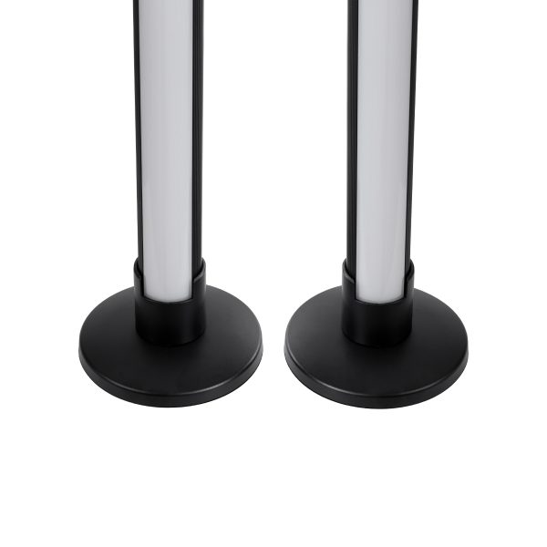 DIGICOLUMN 90760 Επιτραπέζιο Φωτιστικό Πορτατίφ LED 16W 1280lm 180° DC 5V IP20 RGB Dimmable Μαύρο Πλαστικό - Μ3 x Π3 x Υ45cm - ΣΕΤ 2 Τεμαχίων - 2 Χρόνια Εγγύηση - Image 4