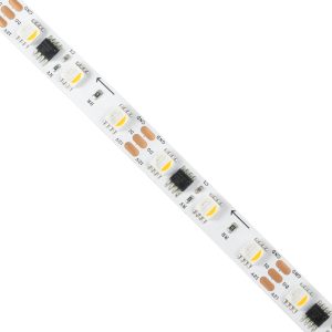 DIGIPRO 90773 Ψηφιακή Pixel Addressable Ταινία LED 12W/m 1200lm/m 120° DC 12V IP20 60 x SMD 5050 Chip/m 20 x Pixel/m Πολύχρωμο RGBW+WW Dimmable SPI/TTL Protocol IC TM1814/UCS1912/UCS2912 – Μ500 x Π1 x Υ0.2cm – Ρολό 5 Μέτρων – 5 Χρόνια Εγγύηση