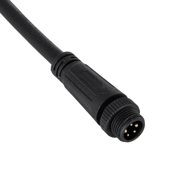 90780 Καλώδιο Τροφοδοσίας από DC Female σε Ατερμάτιστο Καλώδιο για RGB Spot & Wall Washer Μαύρο Μ1.5 x Π1.5 x Y20cm - Image 3