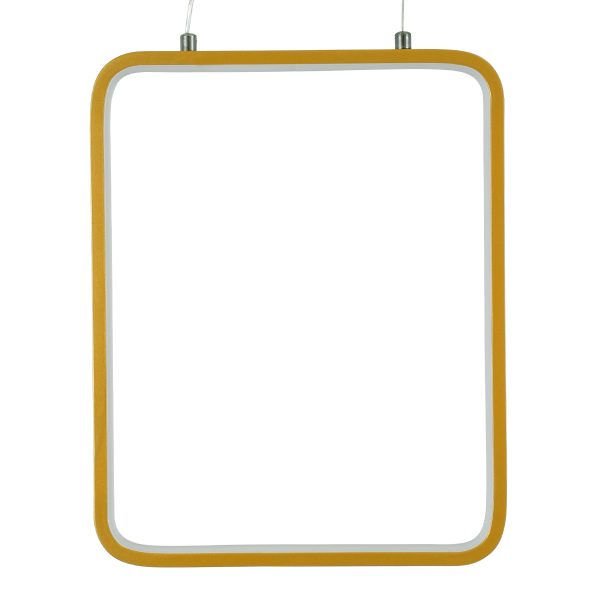 NEROBA 61305 Κρεμαστό Φωτιστικό Οροφής Linear Design LED CCT 18W 1980lm 360° AC 220-240V - Εναλλαγή Φωτισμού μέσω Διακόπτη On/Off All In One Ψυχρό 6000k+Φυσικό 4500k+Θερμό 2700k Μ29 x Π2 x Υ36cm - Χρυσό Βούρτσας - 3 Years Warranty - Image 5