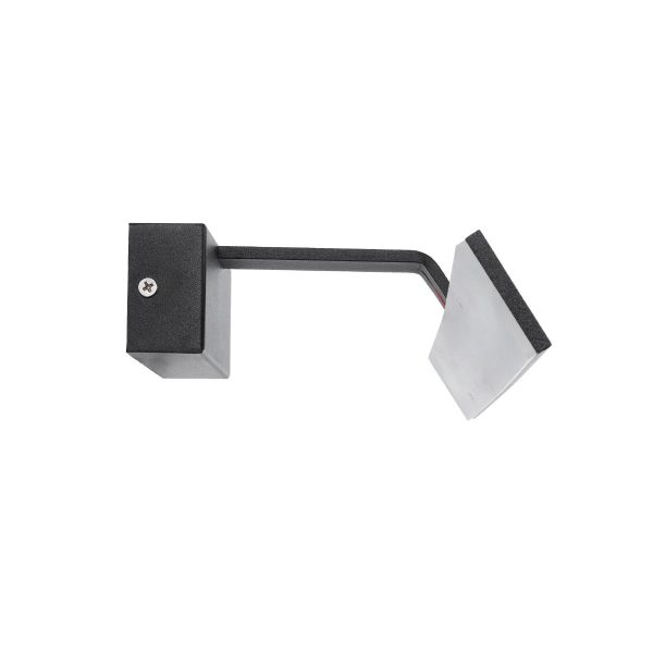 MIRROR 60517 Φωτιστικό Τοίχου - Απλίκα LED 14W 1680lm 120° AC 85-265V IP54 Φυσικό Λευκό 4500K Μαύρο Μέταλλο - Μ58 x Π15 x Υ6cm - 2 Xρόνια Εγγύηση - Image 4