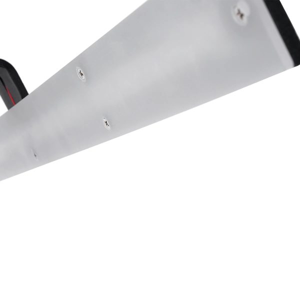 MIRROR 60517 Φωτιστικό Τοίχου - Απλίκα LED 14W 1680lm 120° AC 85-265V IP54 Φυσικό Λευκό 4500K Μαύρο Μέταλλο - Μ58 x Π15 x Υ6cm - 2 Xρόνια Εγγύηση - Image 5