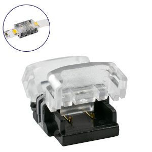 70717 Ταχυσύνδεσμος Ένωσης IP20 – Strip To Strip Connector για Ένωση 2 x Μονόχρωμες Ταινίες LED Πλάτους 10mm