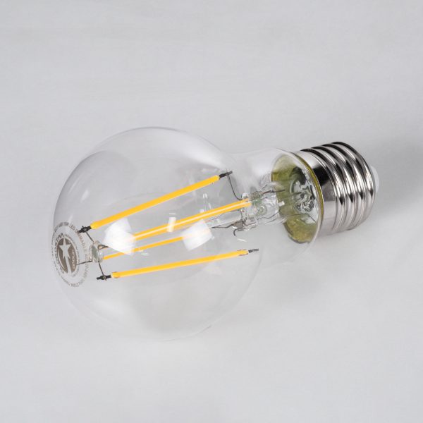 99008 Λάμπα LED Long Filament E27 A60 Γλόμπος 10W 1000lm 360° AC 220-240V IP20 Φ6 x Υ10.5cm Θερμό Λευκό 2700K με Διάφανο Γυαλί - Dimmable - 3 Years Warranty - Image 2