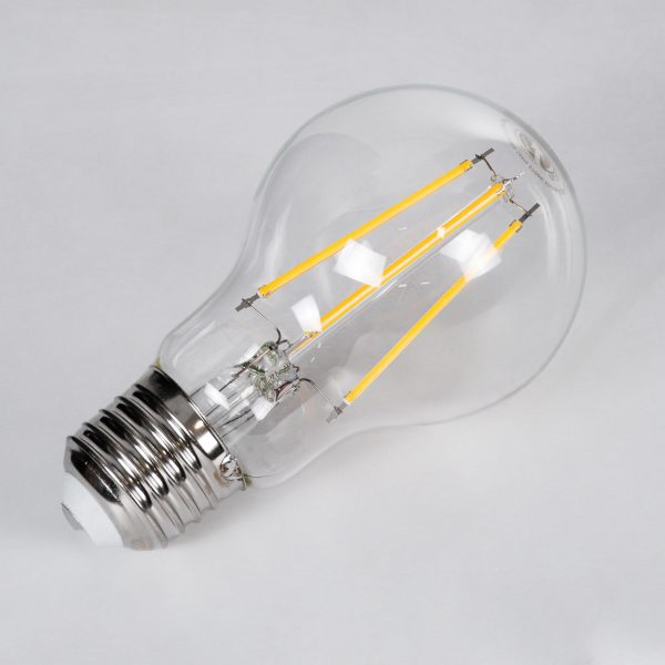 99008 Λάμπα LED Long Filament E27 A60 Γλόμπος 10W 1000lm 360° AC 220-240V IP20 Φ6 x Υ10.5cm Θερμό Λευκό 2700K με Διάφανο Γυαλί - Dimmable - 3 Years Warranty - Image 3