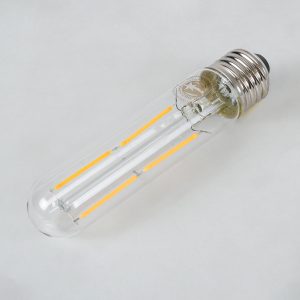 99019 Λάμπα LED Long Filament E27 T30 Σωλήνας 4W 400lm 360° AC 220-240V IP20 Φ3 x Υ13.5cm Θερμό Λευκό 2700K με Διάφανο Γυαλί – Dimmable – 3 Years Warranty