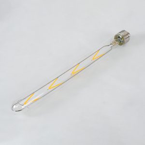 99020 Λάμπα LED Long Filament E27 T30 Σωλήνας 8W 800lm 360° AC 220-240V IP20 Φ3 x Υ30cm Θερμό Λευκό 2700K με Διάφανο Γυαλί – Dimmable – 3 Years Warranty