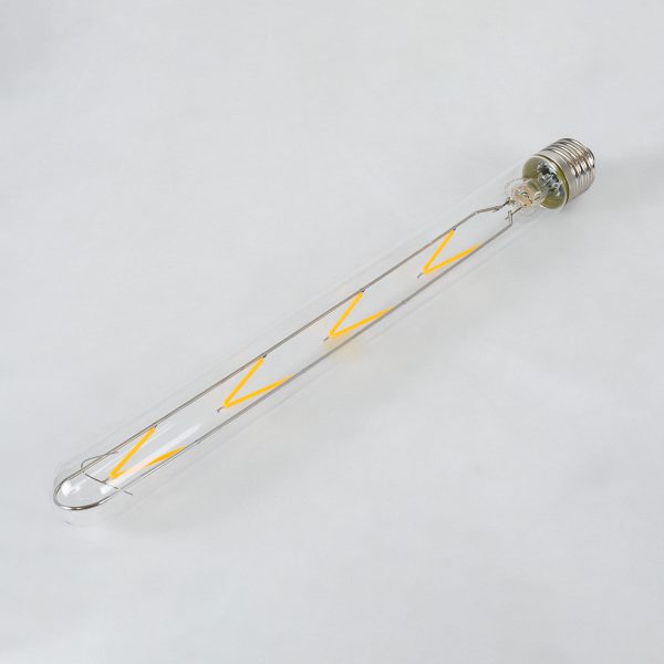 99020 Λάμπα LED Long Filament E27 T30 Σωλήνας 8W 800lm 360° AC 220-240V IP20 Φ3 x Υ30cm Θερμό Λευκό 2700K με Διάφανο Γυαλί - Dimmable - 3 Years Warranty - Image 2