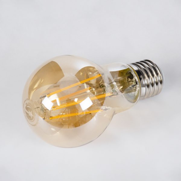 99038 Λάμπα LED Long Filament E27 A60 Γλόμπος 10W 900lm 360° AC 220-240V IP20 Φ6 x Υ10.5cm Ultra Θερμό Λευκό 2200K με Μελί Γυαλί - Dimmable - 3 Χρόνια Εγγύηση - Image 2