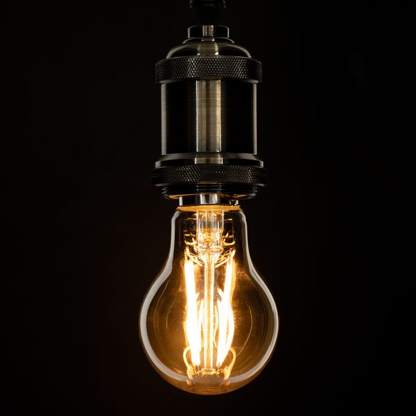 99038 Λάμπα LED Long Filament E27 A60 Γλόμπος 10W 900lm 360° AC 220-240V IP20 Φ6 x Υ10.5cm Ultra Θερμό Λευκό 2200K με Μελί Γυαλί - Dimmable - 3 Χρόνια Εγγύηση - Image 4