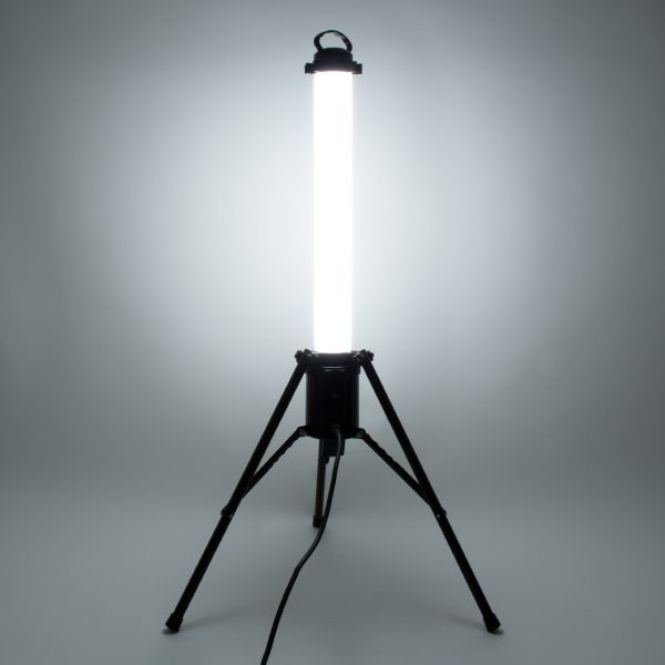 99051 WORKING LIGHT LED Επαγγελματικό Φωτιστικό Εργασίας - Δυνατότητα Τοποθέτησης με Τρίποδο ή Κρεμαστό - 65W 6000lm 360° AC 220-240V IP65 με Αντοχή Κρούσης IK08 Φ70 x Υ130cm Ψυχρό Λευκό 6500K - 3 Years Warranty - Image 2