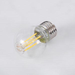 99052 Λάμπα LED Long Filament E27 G45 Γλομπάκι 6W 660lm 360° AC 220-240V IP20 Φ4.5 x Υ7.5cm Φυσικό Λευκό 4000K με Διάφανο Γυαλί – Dimmable – 3 Years Warranty