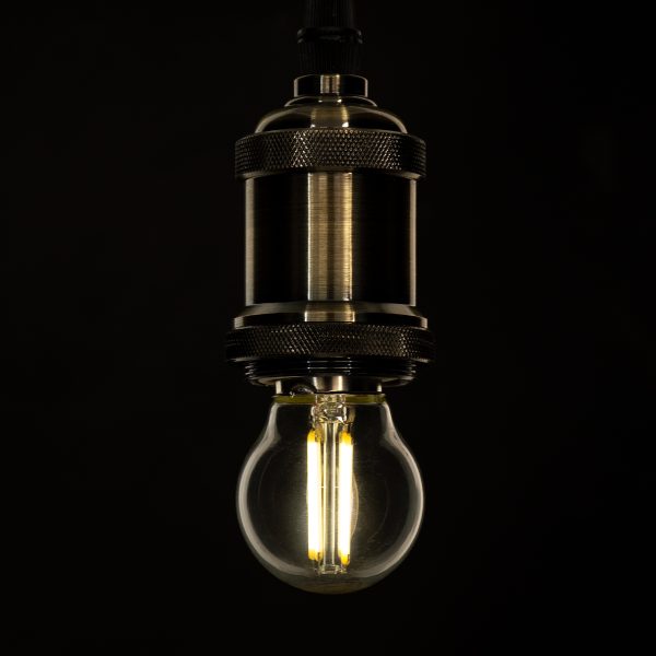 99052 Λάμπα LED Long Filament E27 G45 Γλομπάκι 6W 660lm 360° AC 220-240V IP20 Φ4.5 x Υ7.5cm Φυσικό Λευκό 4000K με Διάφανο Γυαλί - Dimmable - 3 Years Warranty - Image 4