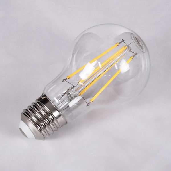 99053 Λάμπα LED Long Filament E27 A60 Γλόμπος 10W 1100lm 360° AC 220-240V IP20 Φ6 x Υ10.5cm Φυσικό Λευκό 4000K με Διάφανο Γυαλί - Dimmable - 3 Χρόνια Εγγύηση - Image 3