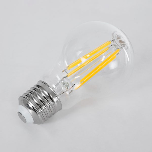 99083 Λάμπα LED Long Filament E27 A60 Γλόμπος 4W 840lm 360° AC 220-240V IP20 Φ6 x Υ11cm Θερμό Λευκό 2700K με Διάφανο Γυαλί - Pro Series 210lm/W - A Ενεργειακή Κλάση - 3 Χρόνια Εγγύηση - Image 3