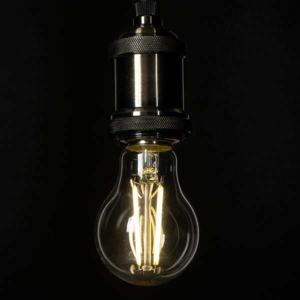 99091 Λάμπα LED Long Filament E27 A60 Γλόμπος 4W 840lm 360° AC 220-240V IP20 Φ6 x Υ11cm Φυσικό Λευκό 4000K με Διάφανο Γυαλί - Pro Series 210lm/W - A Ενεργειακή Κλάση - 3 Χρόνια Εγγύηση - Image 4