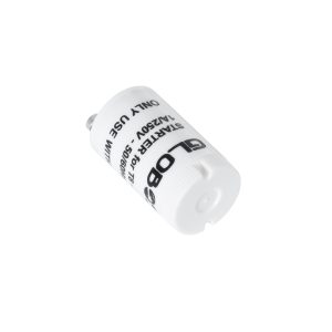 99099 Starter για Λάμπες LED Τύπου Φθορισμού T8 G13 Θερμοπλαστικό Max 1A AC 250V IP20 Φ2 x Μ3.8cm – 3 Χρόνια Εγγύηση