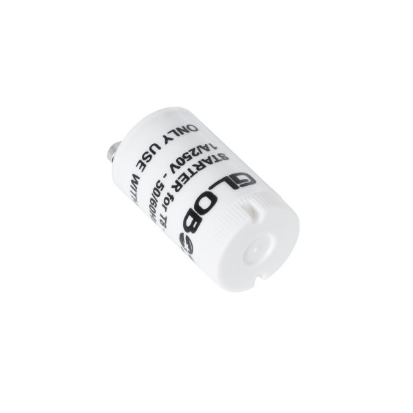 99099 Starter για Λάμπες LED Τύπου Φθορισμού T8 G13 Θερμοπλαστικό Max 1A AC 250V IP20 Φ2 x Μ3.8cm - 3 Χρόνια Εγγύηση - Image 2