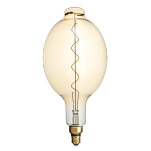 99170 Λάμπα LED Soft S Spiral Filament E27 BT180 MANGOS Γλόμπος 6W 420lm 360° AC 220-240V IP20 Φ18 x Υ39cm Ultra Θερμό Λευκό 2200K με Μελί Γυαλί – Dimmable – 3 Years Warranty