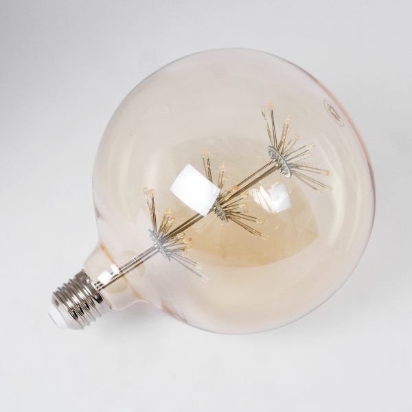 99210 Λάμπα LED MTX Diode HP E27 BLL150 MTX BALLOON Γλόμπος 1.6W 140lm 360° AC 220-240V IP20 Φ15 x Υ19.5cm Ultra Θερμό Λευκό 2200K με Μελί Γυαλί - 3 Χρόνια Εγγύηση - Image 2