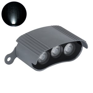 TREELIGHT-ZINA 90688 Κυρτή Μπάρα Φωτισμού Wall Washer με Αντιθαμβωτική Γρίλια Ειδική για Φυτά – Δέντρα LED 3W 285lm 30° DC 24V Αδιάβροχο IP65 Μ9 x Π6.5 x Υ4cm Φυσικό Λευκό 4500K – Γκρι Ανθρακί – 3 Years Warranty