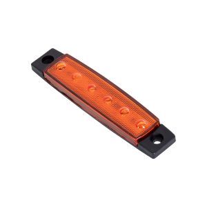 79904 Πλευρικά Φώτα Όγκου Φορτηγών LED 6xSMD2835 DC 10-30V 1.5W 100lm IP66 Πορτοκαλί – Μ9.5 x W2 x H1.1cm