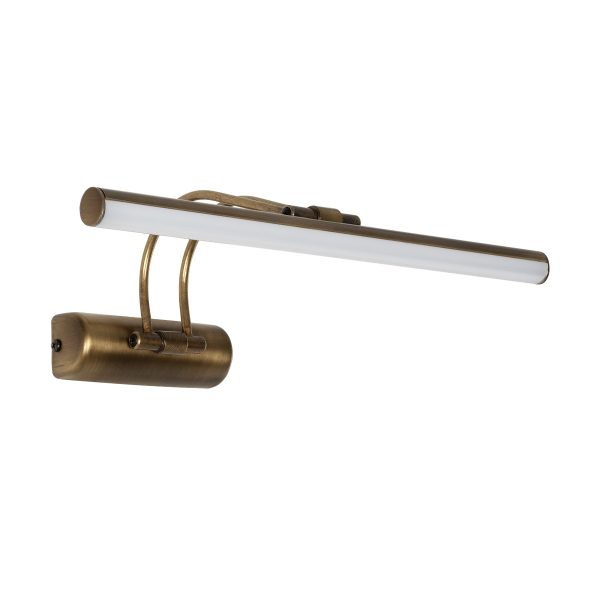 REFINE 203-0186 Φωτιστικό Τοίχου - Απλίκα LED 7W 640lm 120° AC 220-240V IP44 Θερμό Λευκό Μπρονζέ - Μ35 x Π25 x Υ9cm - 2 Xρόνια Εγγύηση
