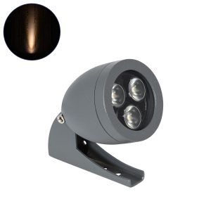 TREELIGHT-TREESPO 90464 Σποτ Φωτισμού για Φυτά – Δέντρα LED 6W 630lm 15° DC 24V Αδιάβροχο IP67 Πορτοκαλί 2200K Dimmable – Γκρι Ανθρακί – Μ6.6 x Π9 x Υ12cm – 3 Χρόνια Εγγύηση