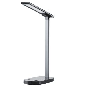 76530 Επιτραπέζιο Φωτιστικό Πορτατίφ LED 5W 500lm 180° DC 5V IP20 CCT Θερμό Λευκό 2700K – Φυσικό Λευκό 4500K – Ψυχρό Λευκό 6000K Dimmable Μαύρο Αλουμίνιο – Μ25 x Π10.5 x Υ35.5cm – 2 Xρόνια Εγγύηση