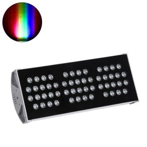 FLOOD-TENA 90224 Προβολέας Wall Washer για Φωτισμό Κτιρίων LED 108W 9180lm 10° DC 24V Αδιάβροχο IP65 Μ43.5 x Π15.5 x Υ18cm RGBW DMX512 – Ασημί – 3 Years Warranty