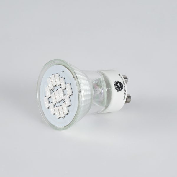 76009 Σποτ LED GU10 MR11 4W 300lm 120° AC 85-265V με Λευκό Γαλακτερό Γυαλί Κόκκινο - 2 Χρόνια Εγγύηση - Image 2