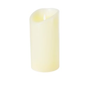 FIREFLAME 79543 Διακοσμητικό Realistic Κερί Παραφίνης με LED Εφέ Κινούμενης Φλόγας – Μπαταρίας & Ασύρματο Χειριστήριο IR Θερμό Λευκό 2700K Dimmable – Φ10 x Υ20cm