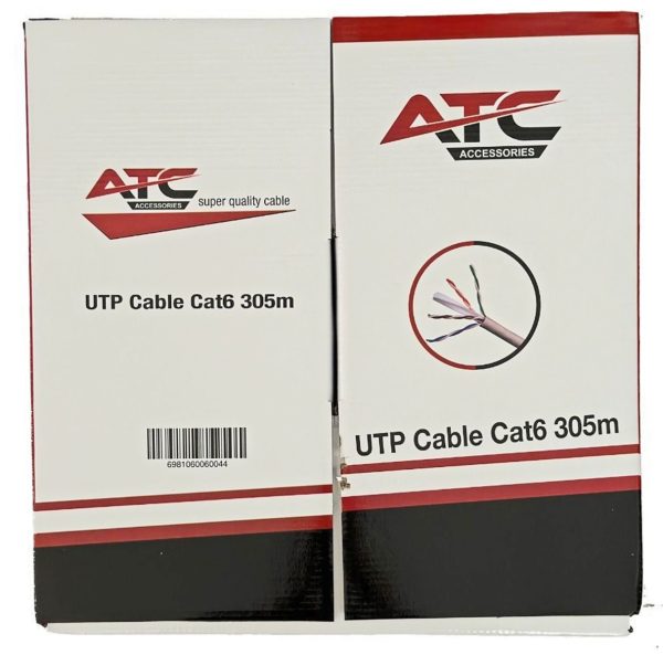 ATC Στροφείο Δικτύου ATC-613 UTP CAT6 305m Γκρί Εσωτερικό - Image 3