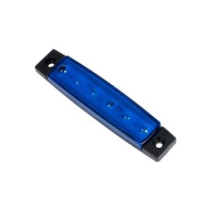 79903 Πλευρικά Φώτα Όγκου Φορτηγών LED 6xSMD2835 DC 10-30V 1.5W 100lm IP66 Mπλε – Μ9.5 x W2 x H1.1cm